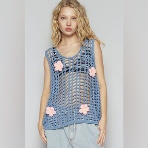 POL | Flower Crochet Cover-Up/Top